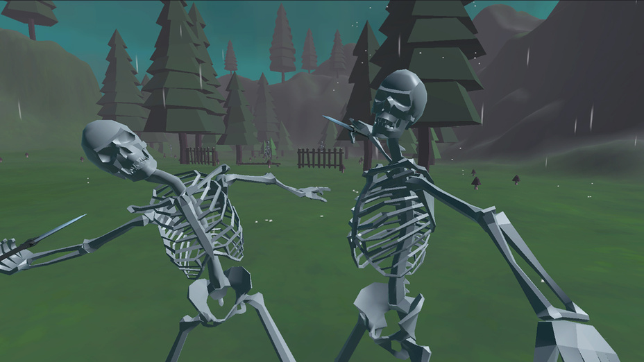 Игра Skeletons играть онлайн в браузере