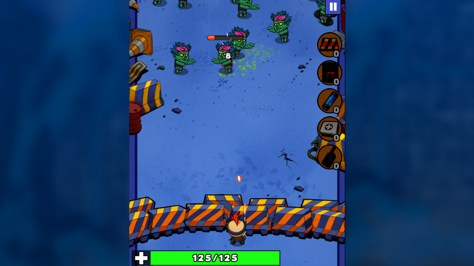 Игра Zombie War Idle Defense играть онлайн в браузере