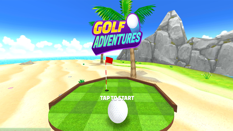 Игра Golf Adventures играть онлайн в браузере