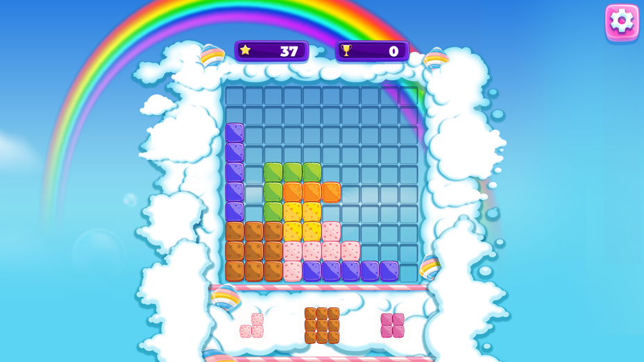 Игра Gummy Blocks играть онлайн в браузере