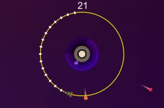 Космическая орбита аркада с планетами