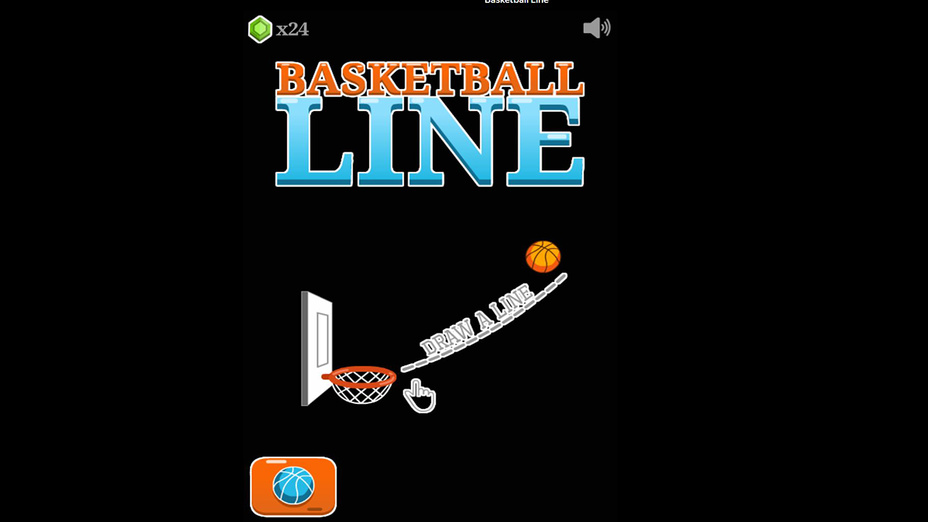 Игра Basketball Line играть онлайн в браузере