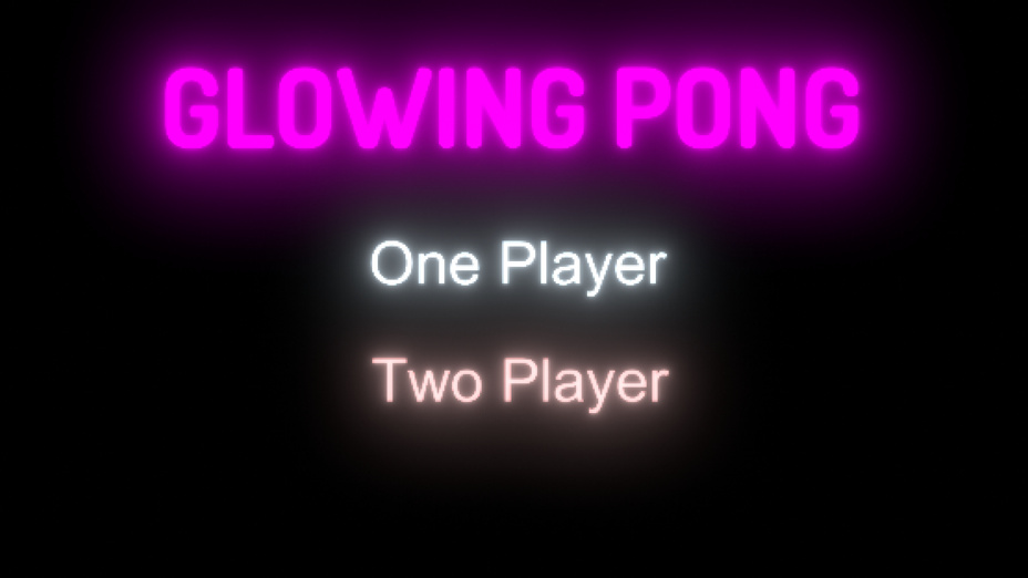 Игра Glowin Pong играть онлайн в браузере