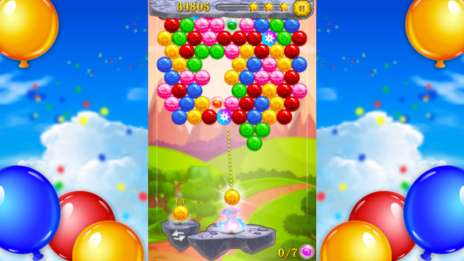 Игра Bubble Shooter Saga играть онлайн в браузере