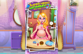 Superhero Mommy's New Baby