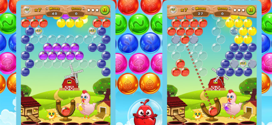 Bubble Shooter Chicky