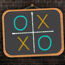 Играть в Tic Tac Toe Blackboard онлайн без регистрации