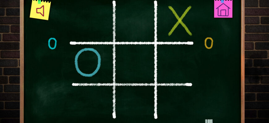 Tic Tac Toe Blackboard