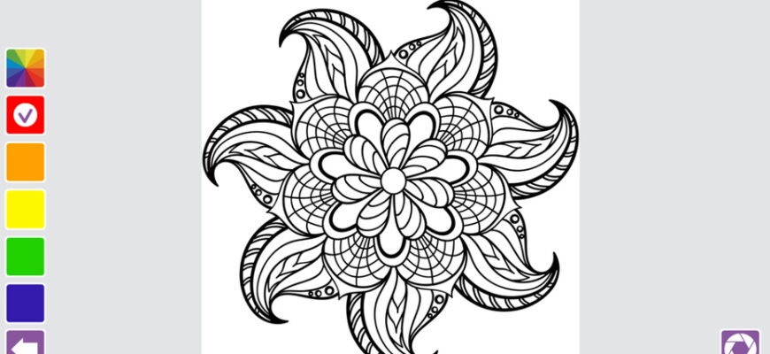 Coloring Book Mandala