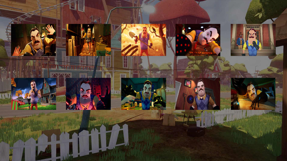 Играть в Hello Neighbor супер пазл онлайн без регистрации