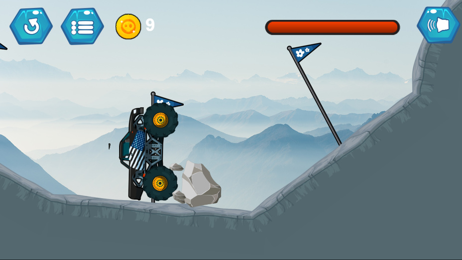 Играть в Monster Truck Mountain Climb онлайн без регистрации