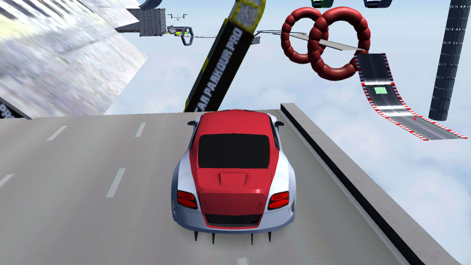 Играть в Sport Car parkour онлайн без регистрации