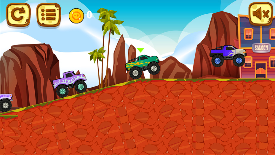 Играть в Monster Truck Racing онлайн без регистрации