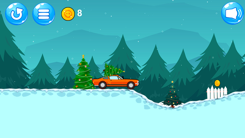 Играть в Christmas Drive онлайн без регистрации