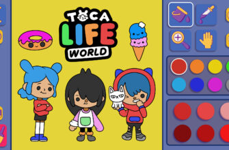 Раскраска Тока Бока Life World