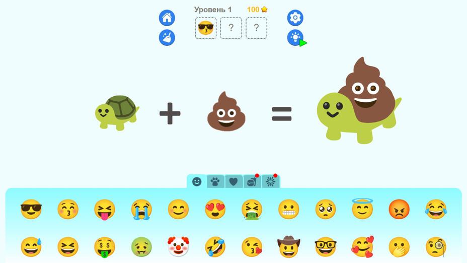 Играть в EmojiMix: Создай Свой Эмодзи! онлайн без регистрации