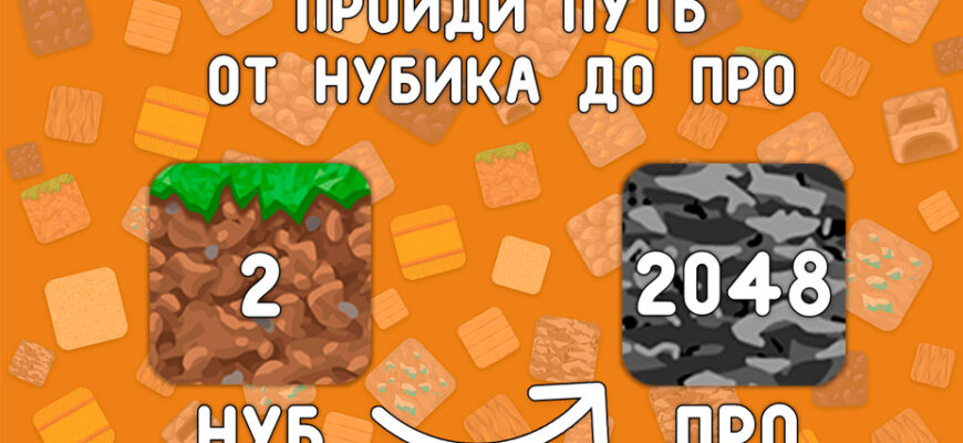 2048 дойди до бедрока