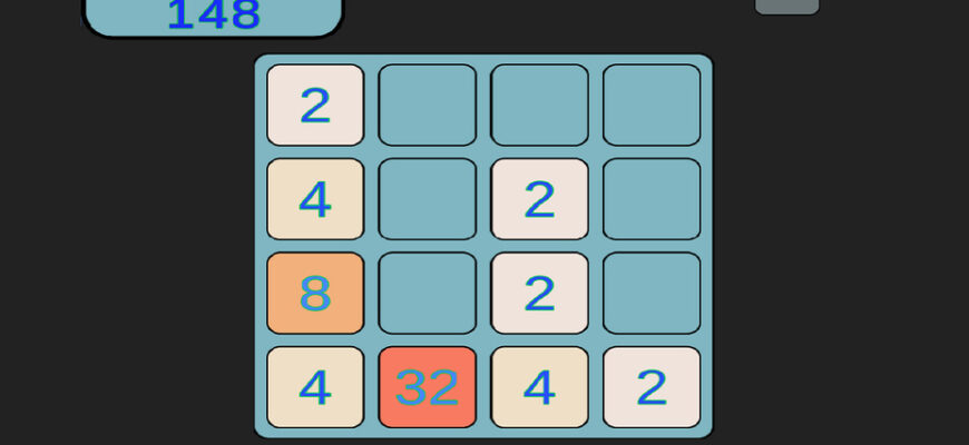 2048 challenging puzzle