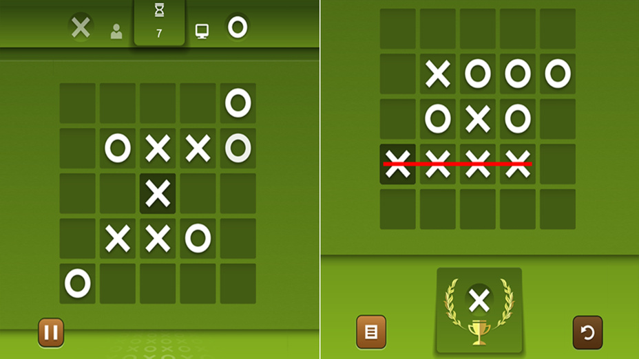 Играть в Крестики-нолики мания / Tic Tac Toe Mania онлайн без регистрации